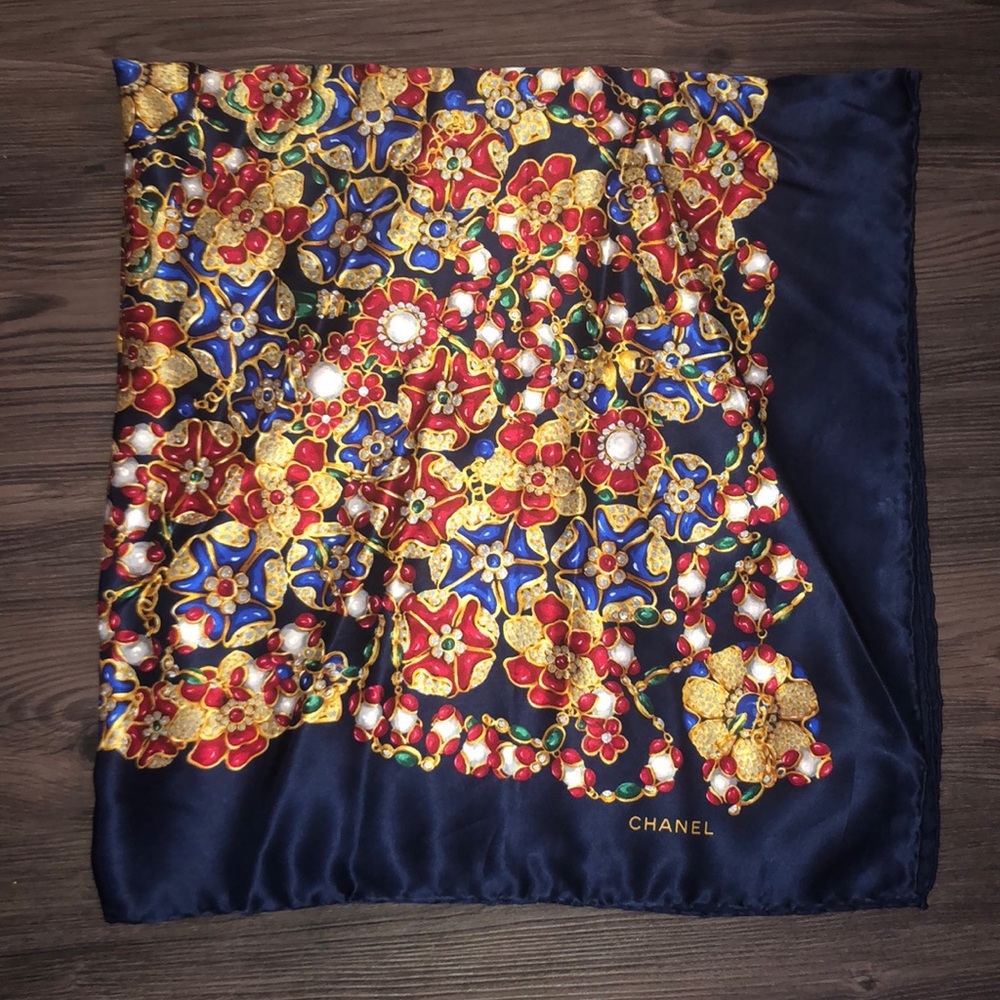 vintage Chanel scarf